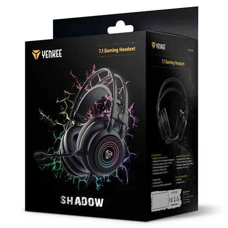 Yenkee GAMER FEJHALLGATÓ YHP 3035 SHADOW
