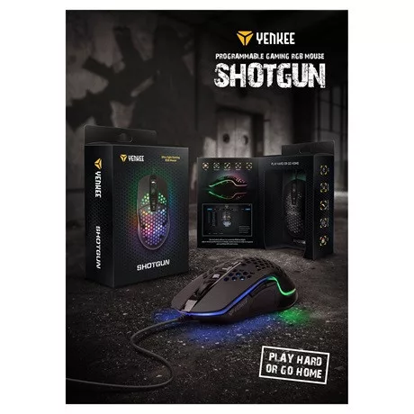 Yenkee GAMING EGÉR YMS 3030BK SHOTGUN
