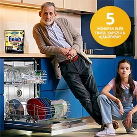 Ajándék Finish kapszula 5 hónapra, Bosch mosogatógépeink mellé!